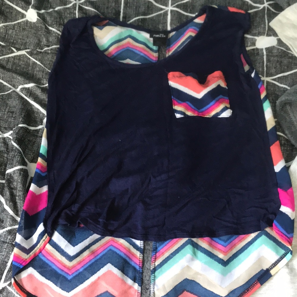 Small high low blouse